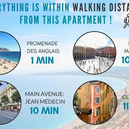 Nestor&jeeves - Bleu Azur Vue - - Very Close Sea Apartment