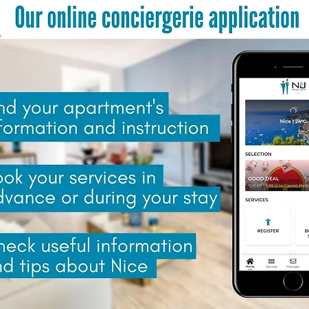 Nestor&jeeves - Bleu Azur Vue - - Very Close Sea Appartement