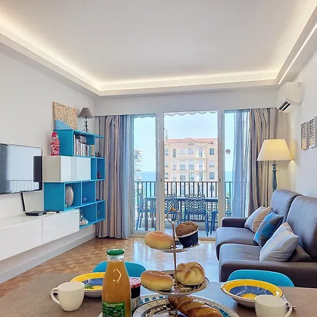 Nestor&jeeves - Bleu Azur Vue - - Very Close Sea Appartement Nice